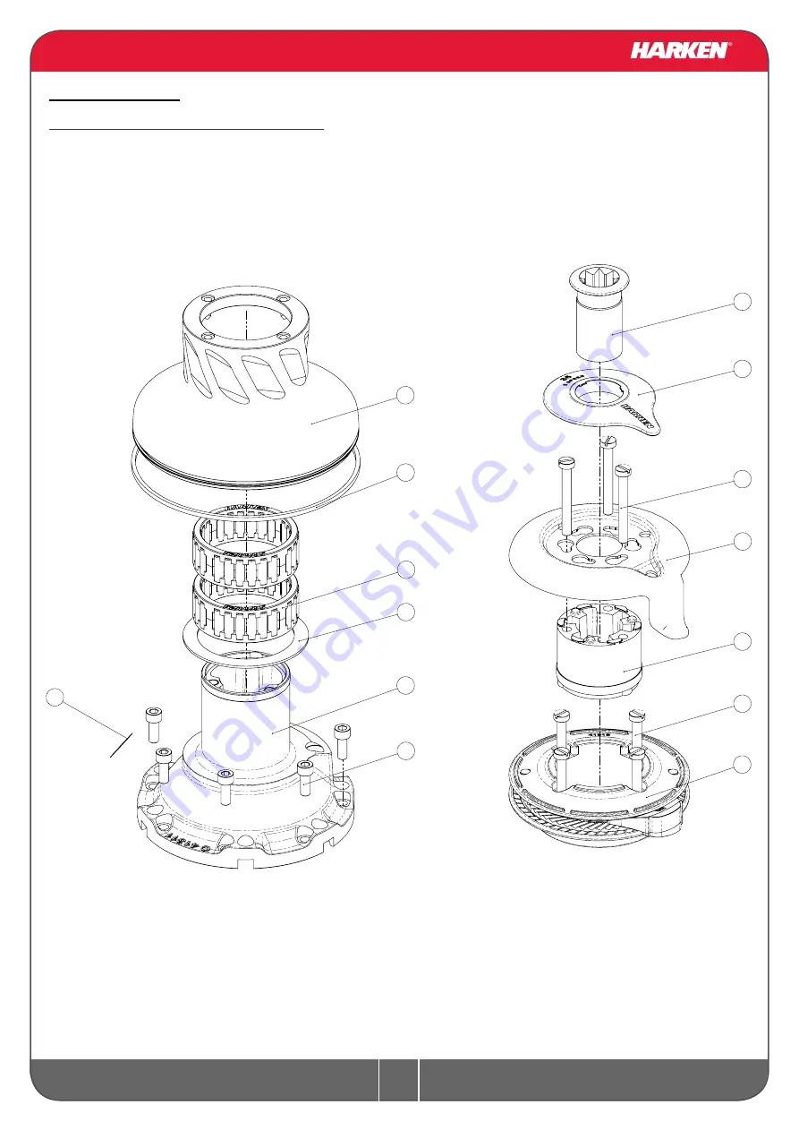 Harken 35.2 ST Series Installation And Maintenance Manual Download Page 16