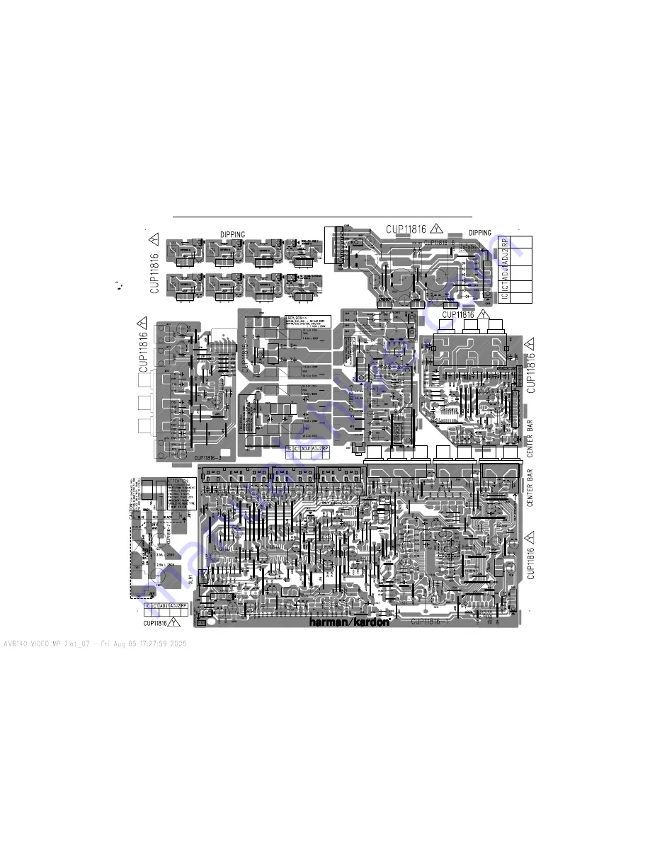 Harman Kardon AVR 140 Service Manual Download Page 34