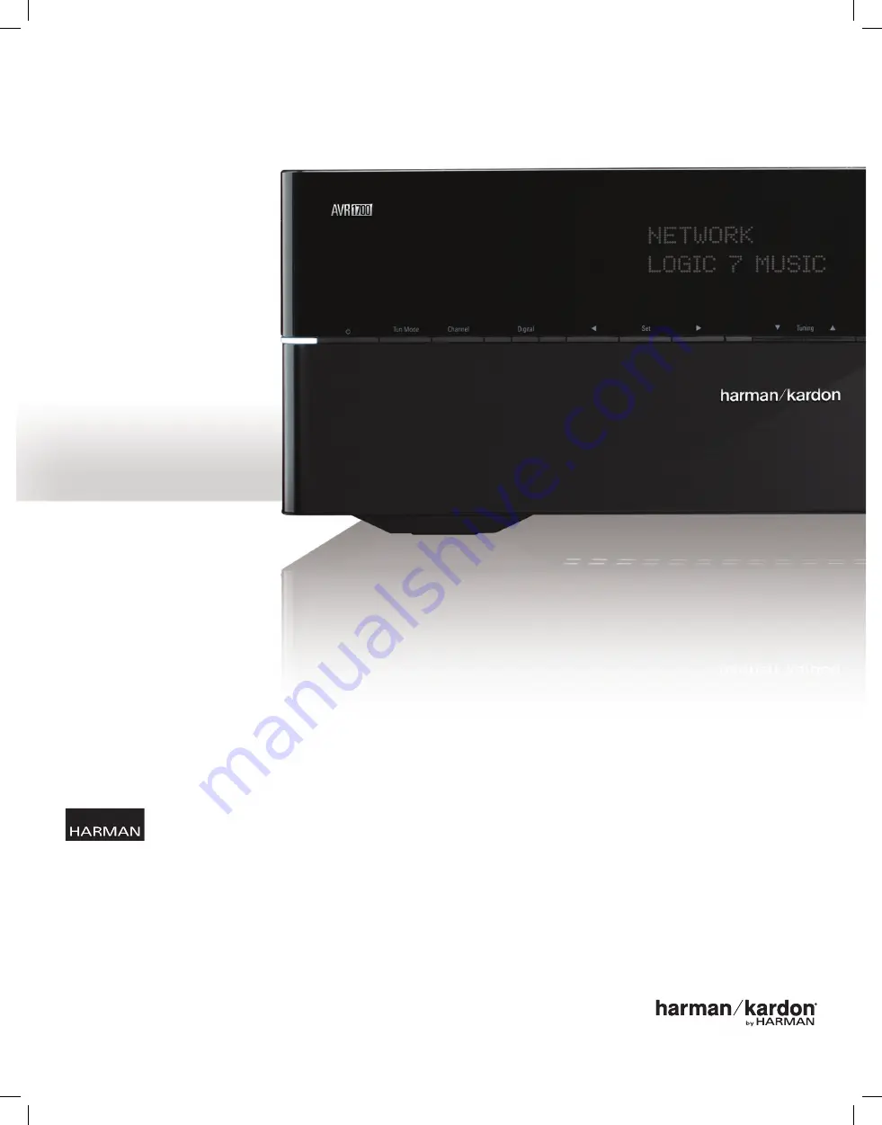 Harman Kardon AVR 1700 Quick Setup Manual Download Page 30