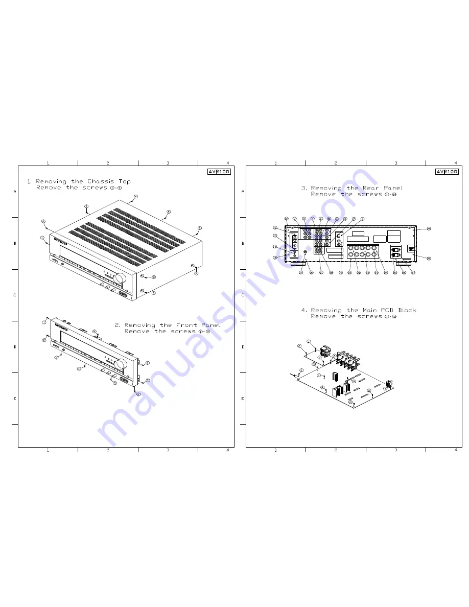 Harman Kardon AVR200 Technical Manual Download Page 43