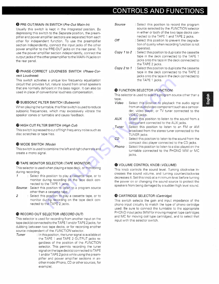 Harman Kardon HK6600 Instruction Manual Download Page 7