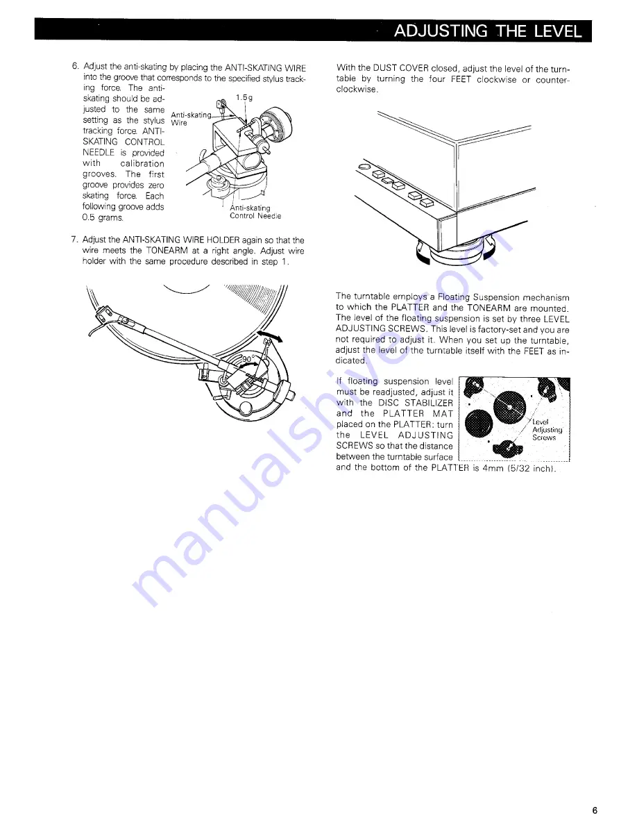 Harman Kardon T65C Owner'S Manual Download Page 7