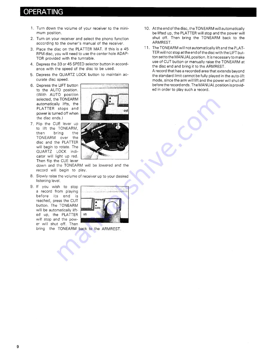 Harman Kardon T65C Owner'S Manual Download Page 10