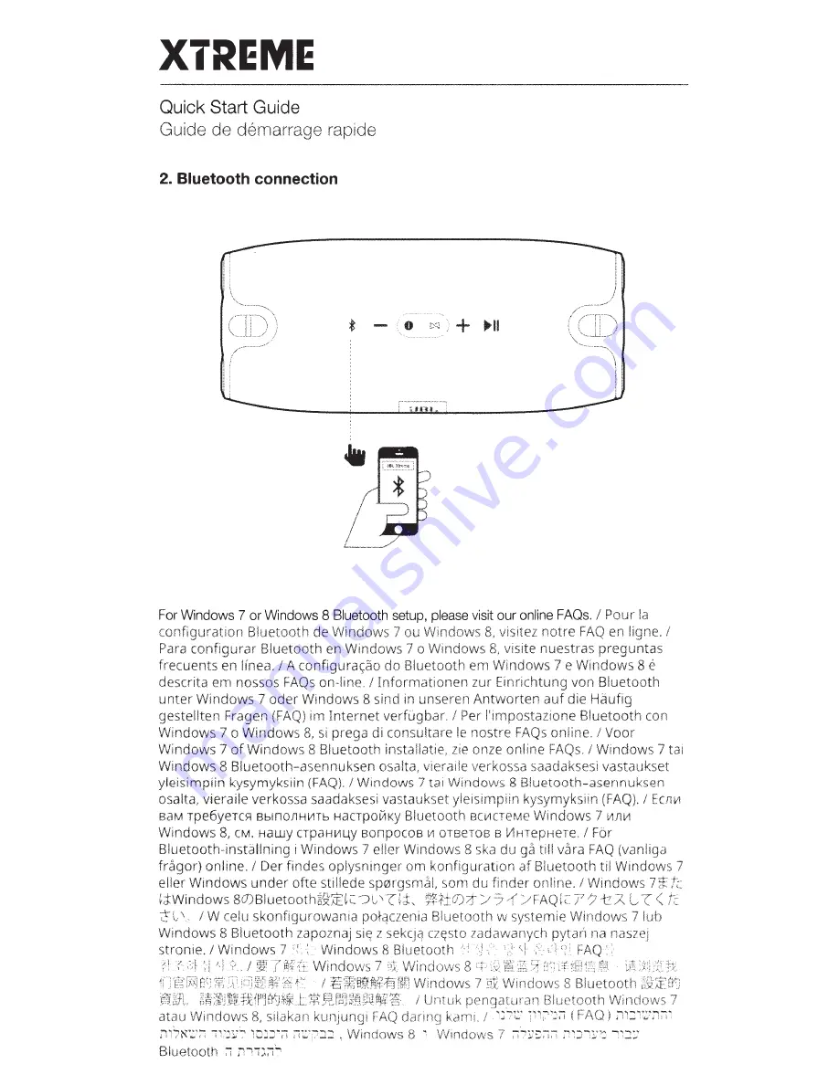 Harman JBL XTREME Manual Download Page 4