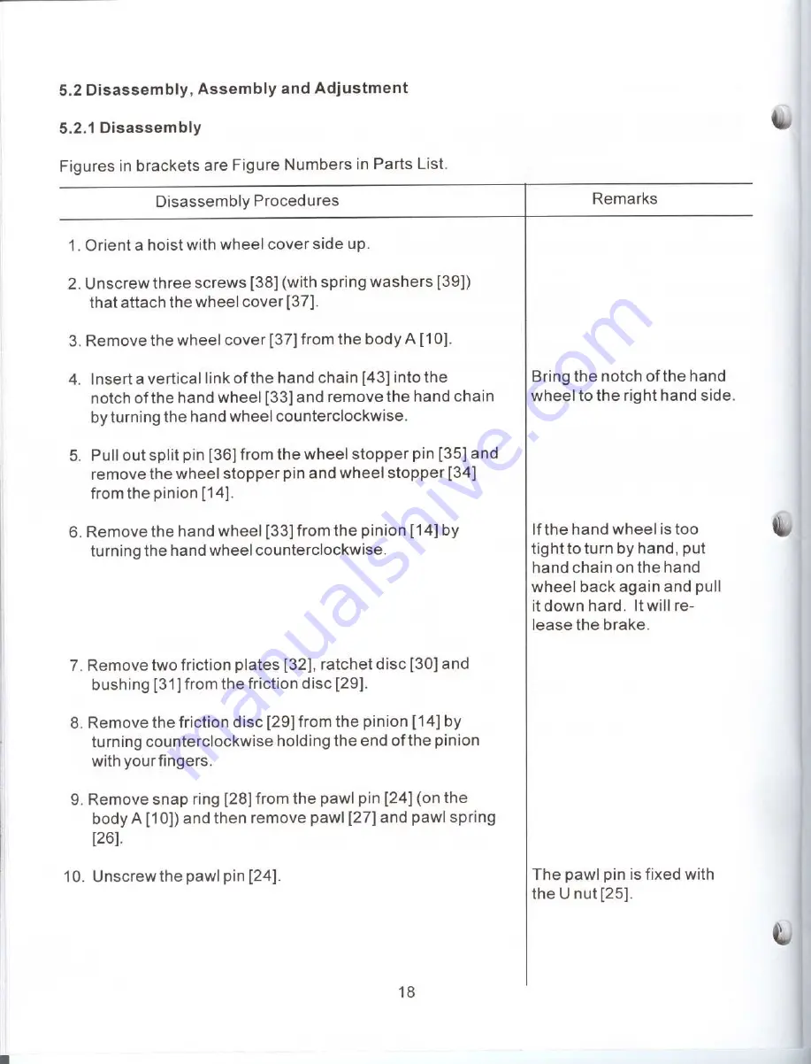 Harrington CF4 Owner'S Manual Download Page 18