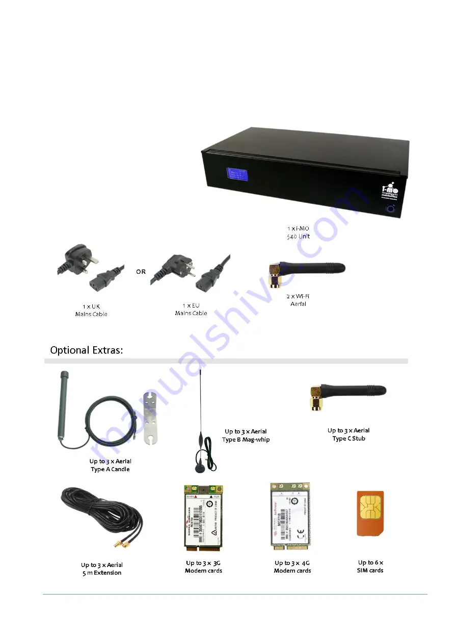 i-MO 540 Series Installation Manual Download Page 3