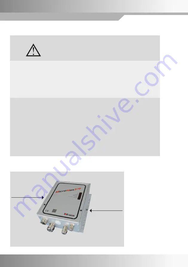 IBC control MicroMax180 Manual Download Page 68