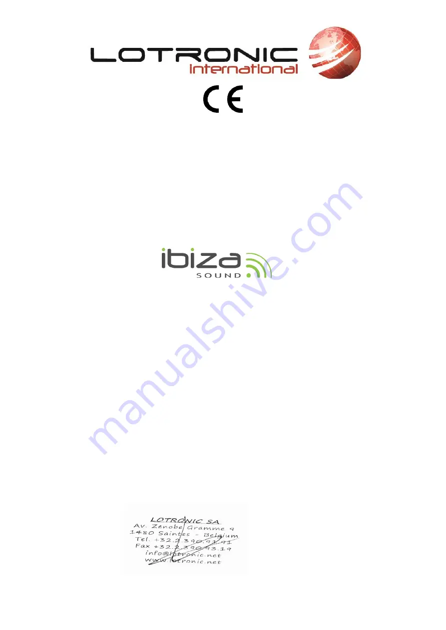 Ibiza sound PORT8UHF-BT Instruction Manual Download Page 51