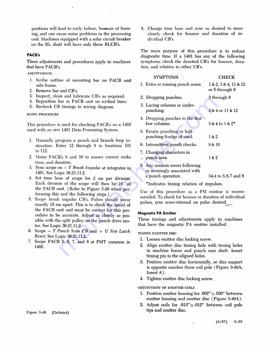 IBM 1402 Reference Manual Download Page 49