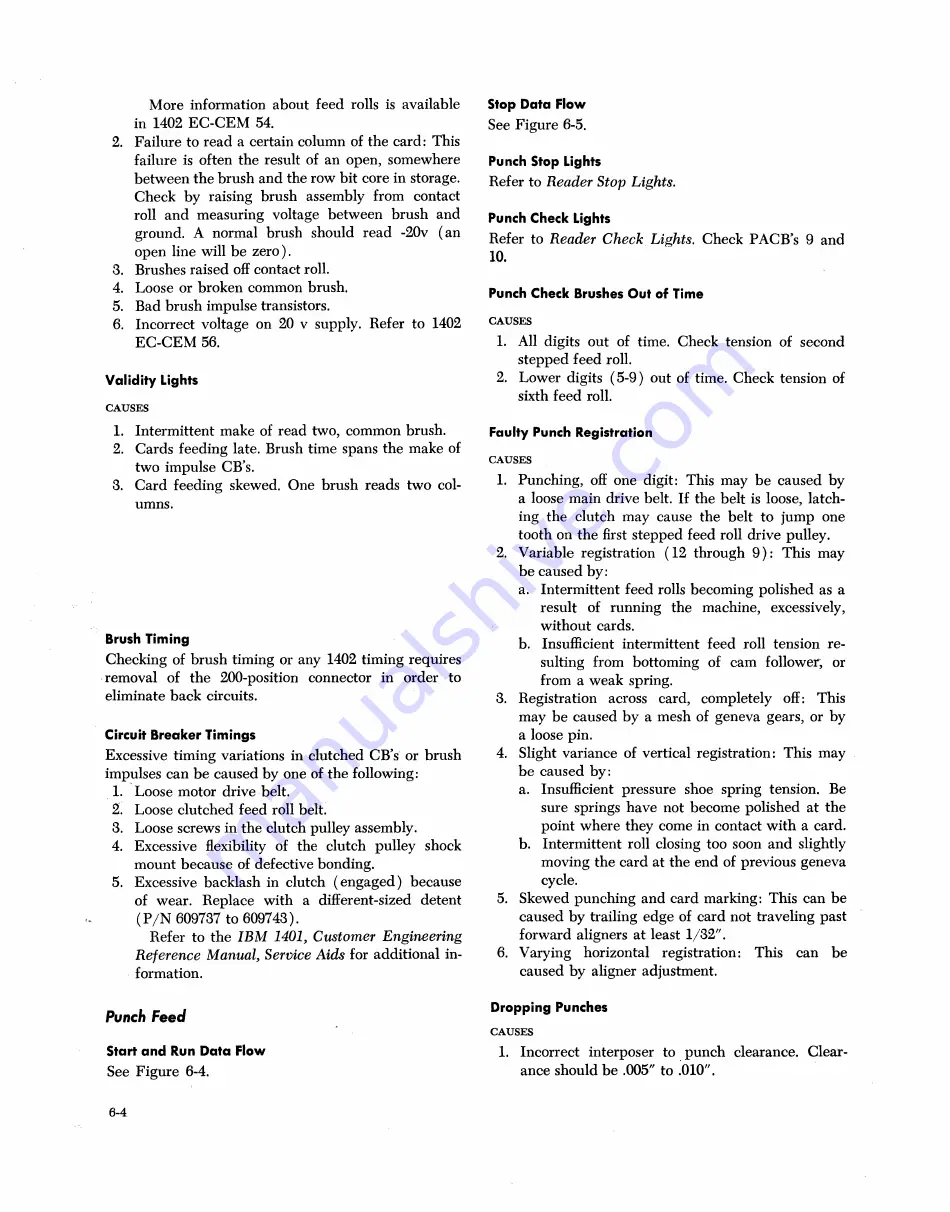 IBM 1402 Reference Manual Download Page 69