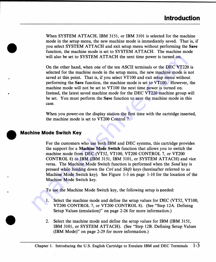 IBM 3151 User Manual Download Page 14