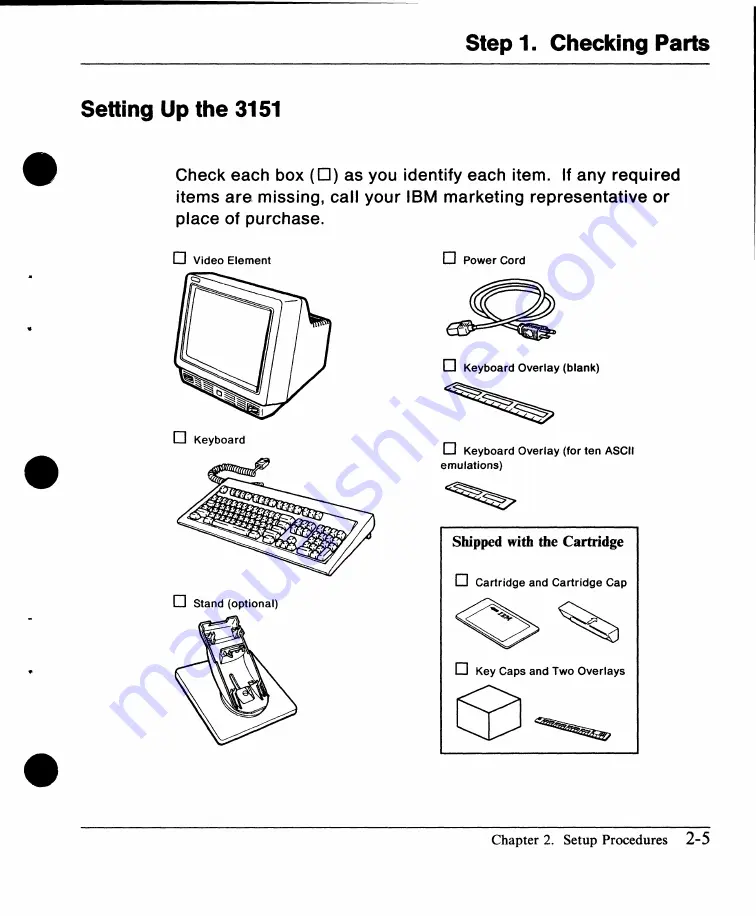 IBM 3151 User Manual Download Page 30