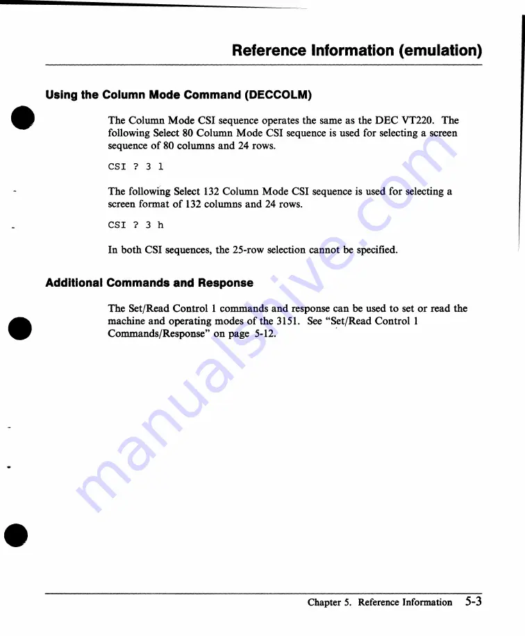 IBM 3151 User Manual Download Page 112