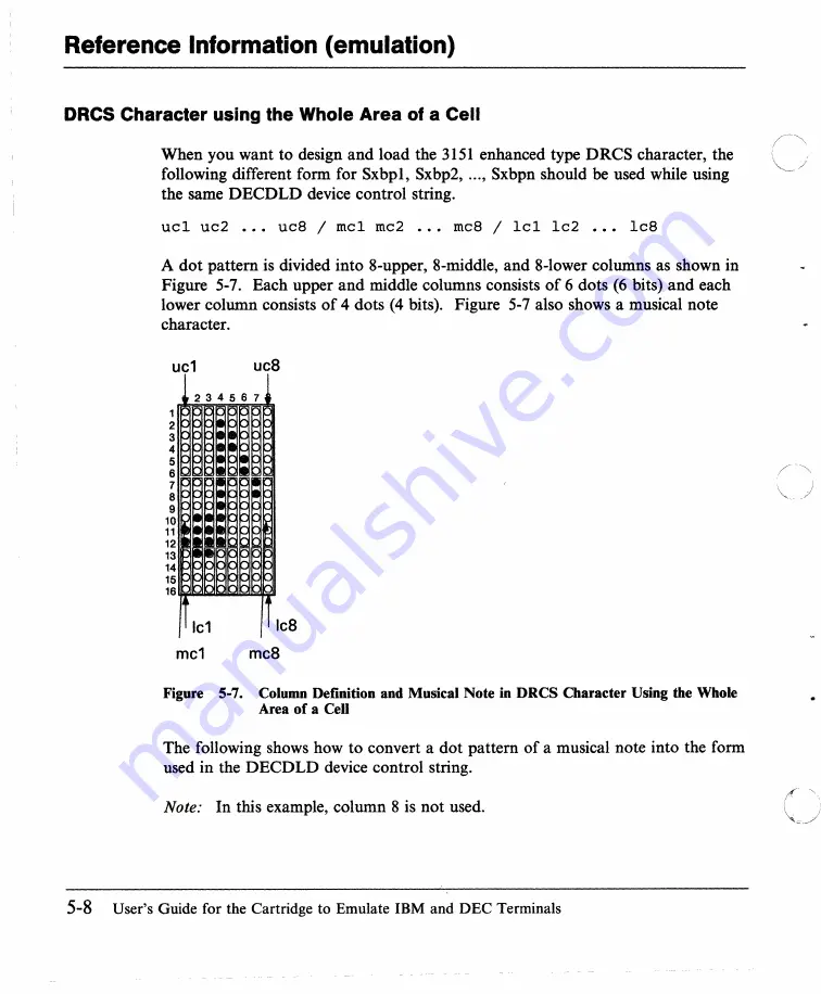 IBM 3151 User Manual Download Page 117