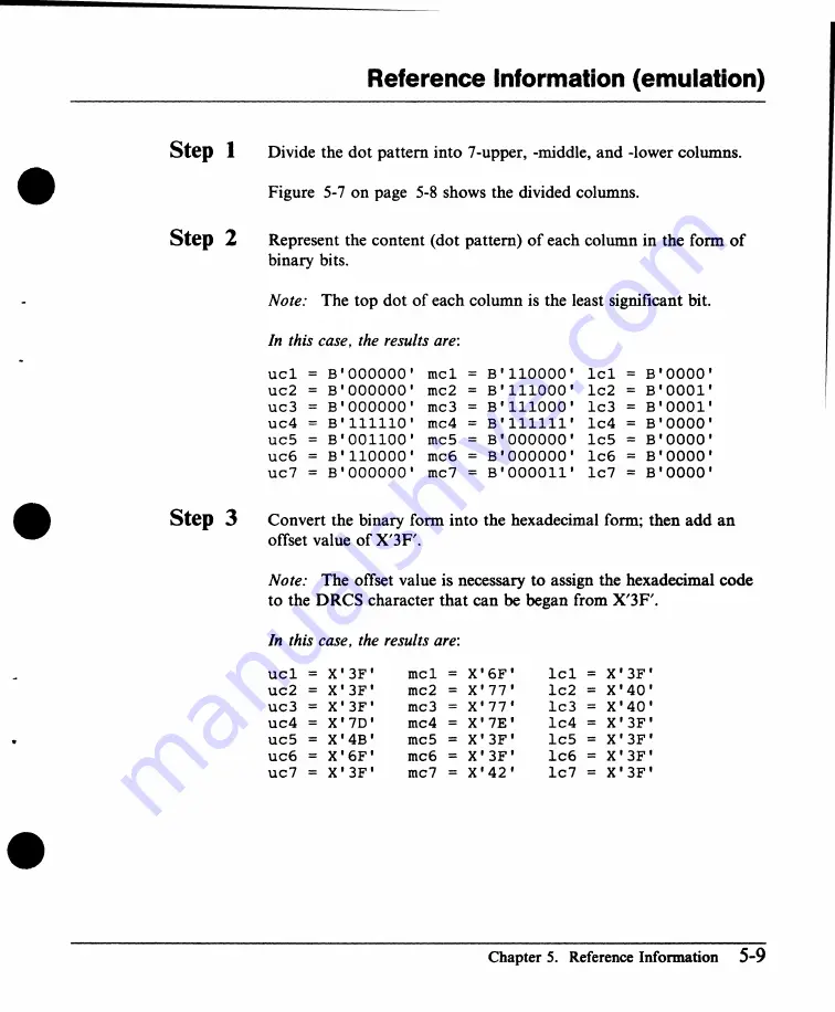 IBM 3151 User Manual Download Page 118