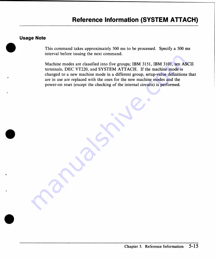 IBM 3151 User Manual Download Page 124