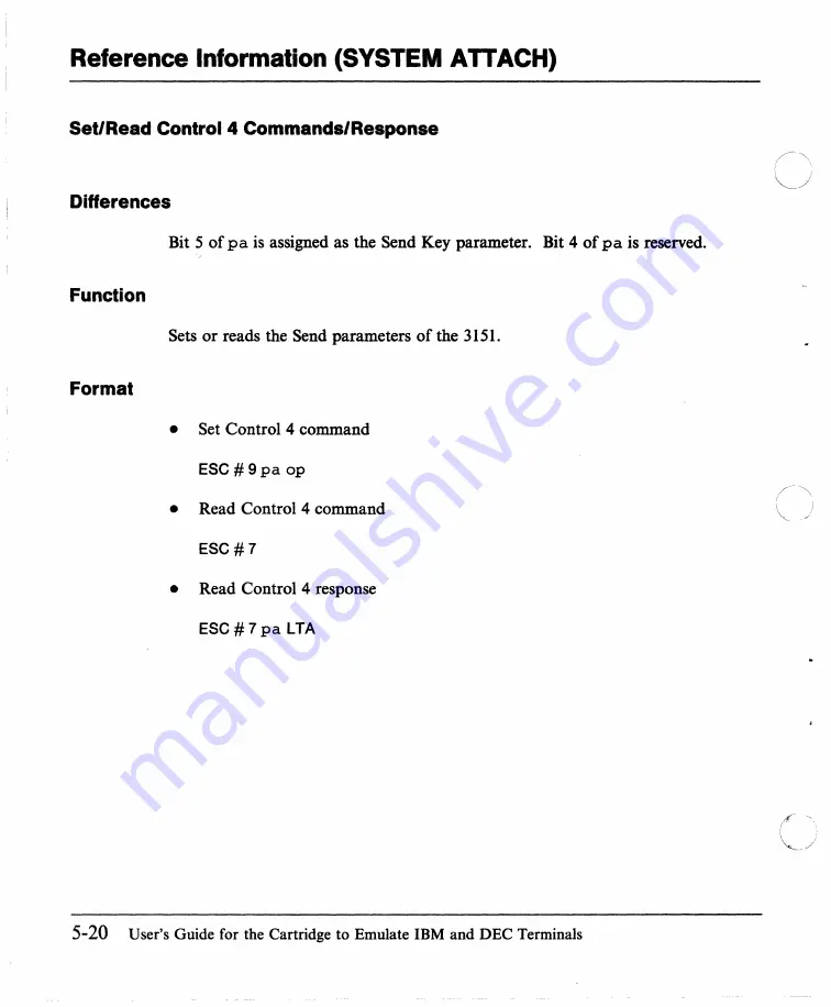 IBM 3151 User Manual Download Page 129