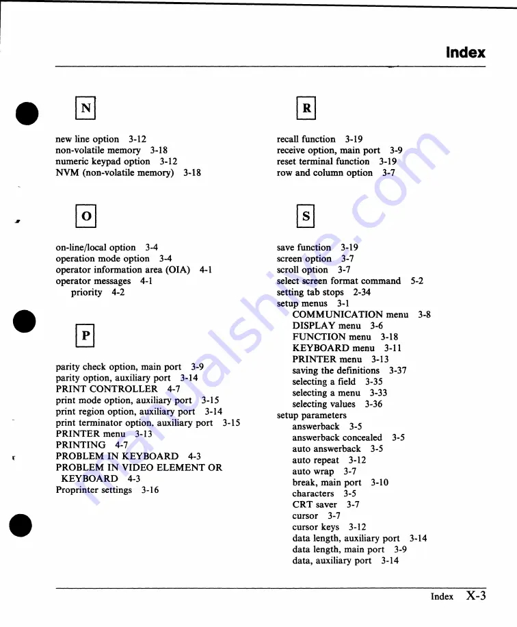 IBM 3151 User Manual Download Page 150