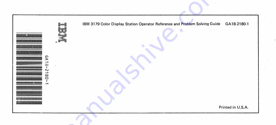 IBM 3179 Скачать руководство пользователя страница 85