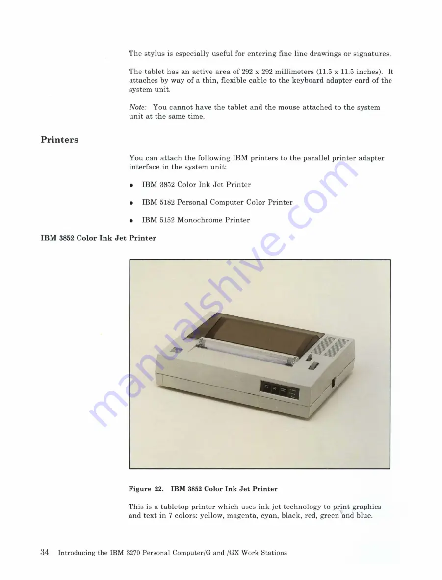 IBM 3270 G Manual Download Page 44