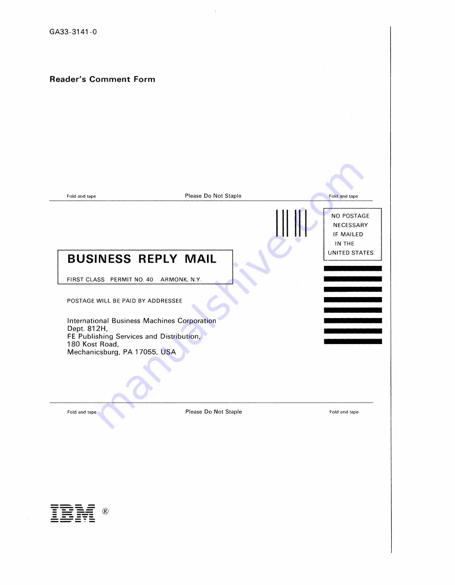 IBM 3270 G Manual Download Page 143