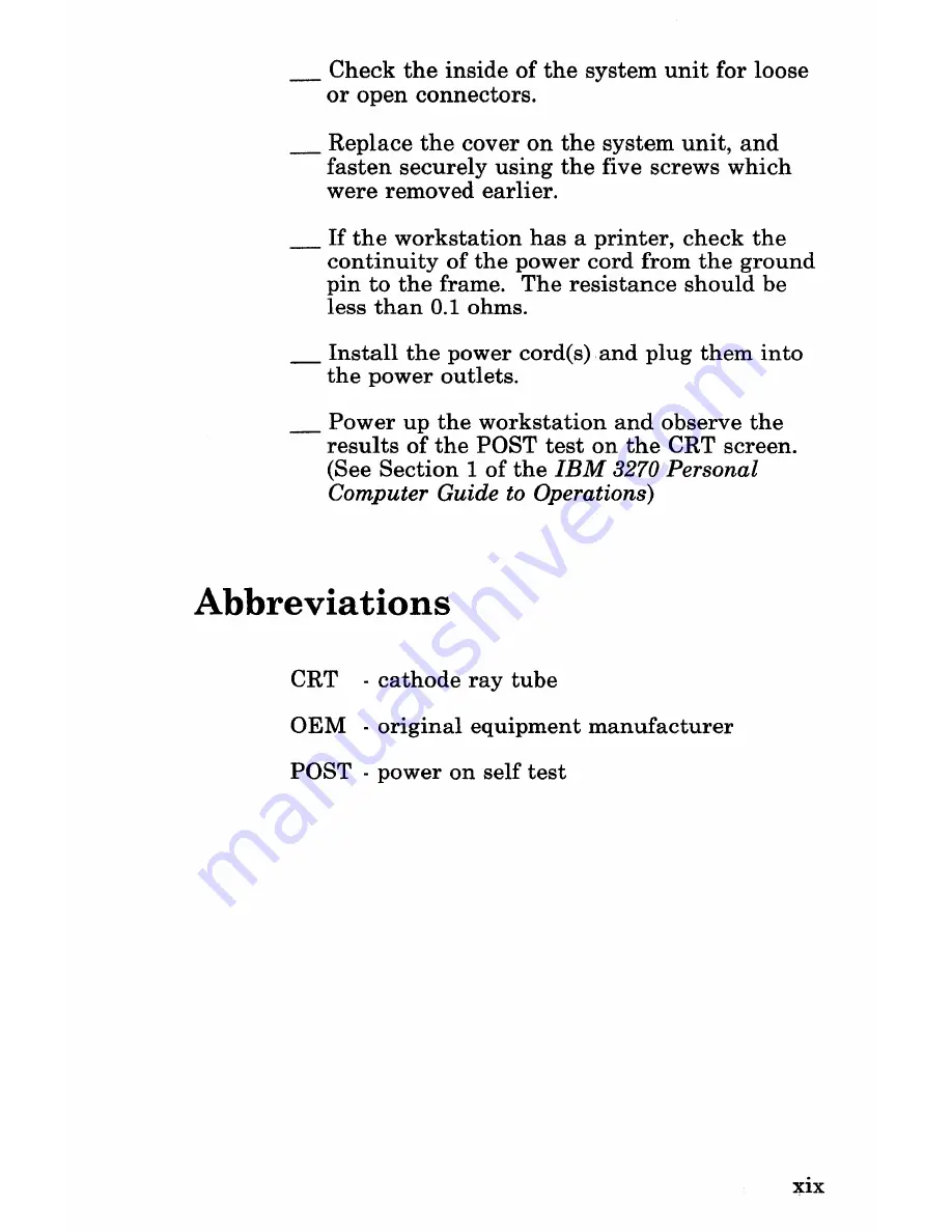 IBM 3270 Скачать руководство пользователя страница 20