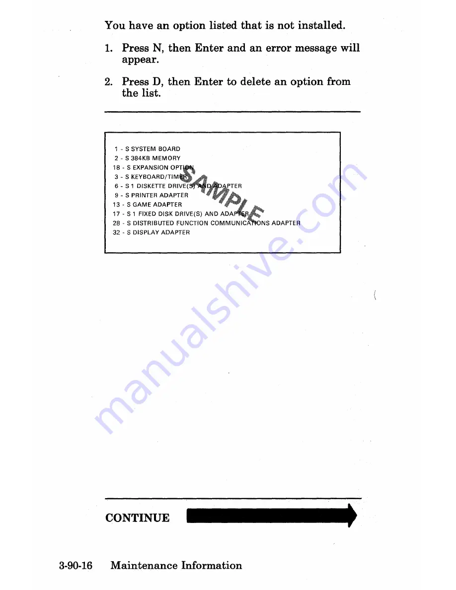 IBM 3270 Maintenance Manual Download Page 113