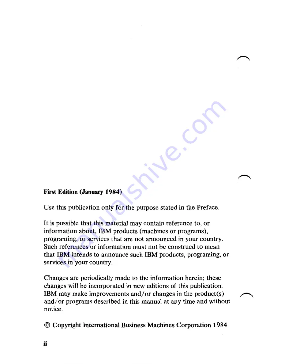 IBM 5155 Скачать руководство пользователя страница 4