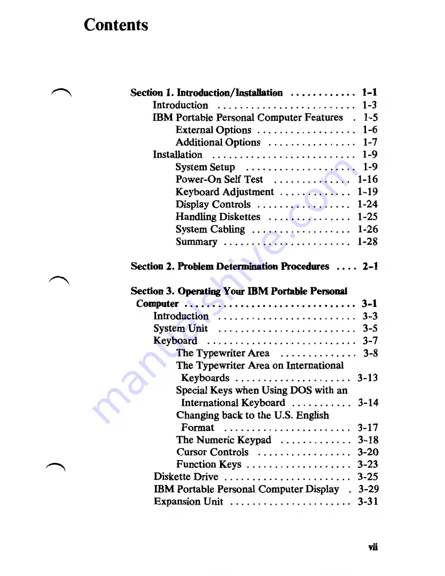 IBM 5155 Manual To Operations Download Page 9