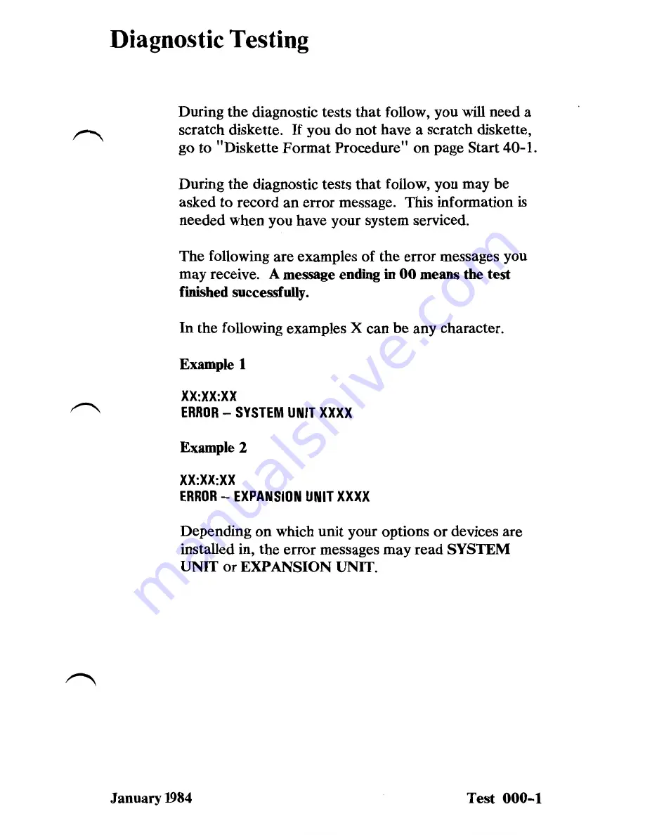 IBM 5155 Manual To Operations Download Page 69