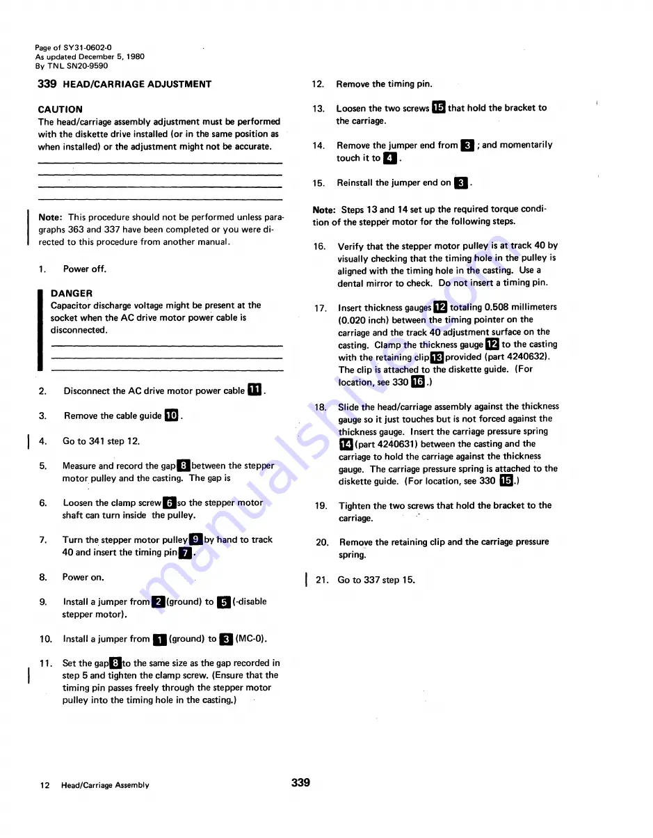 IBM 5280 Maintenance Information Manual Download Page 103