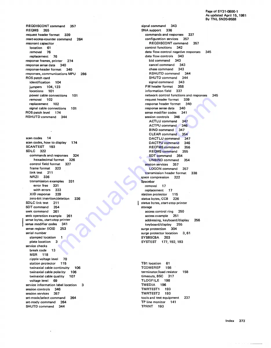 IBM 5280 Technical Newsletter Download Page 121