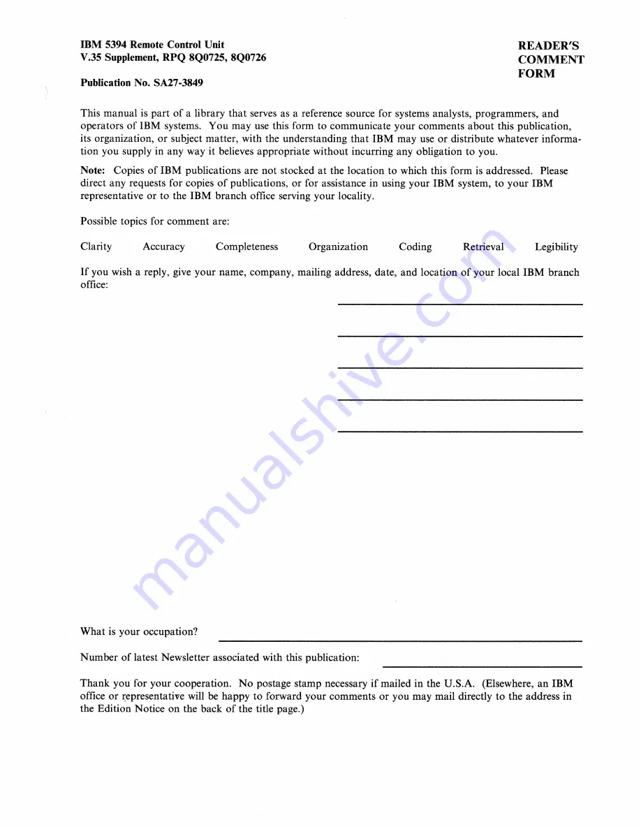 IBM 5394 Manual Download Page 34