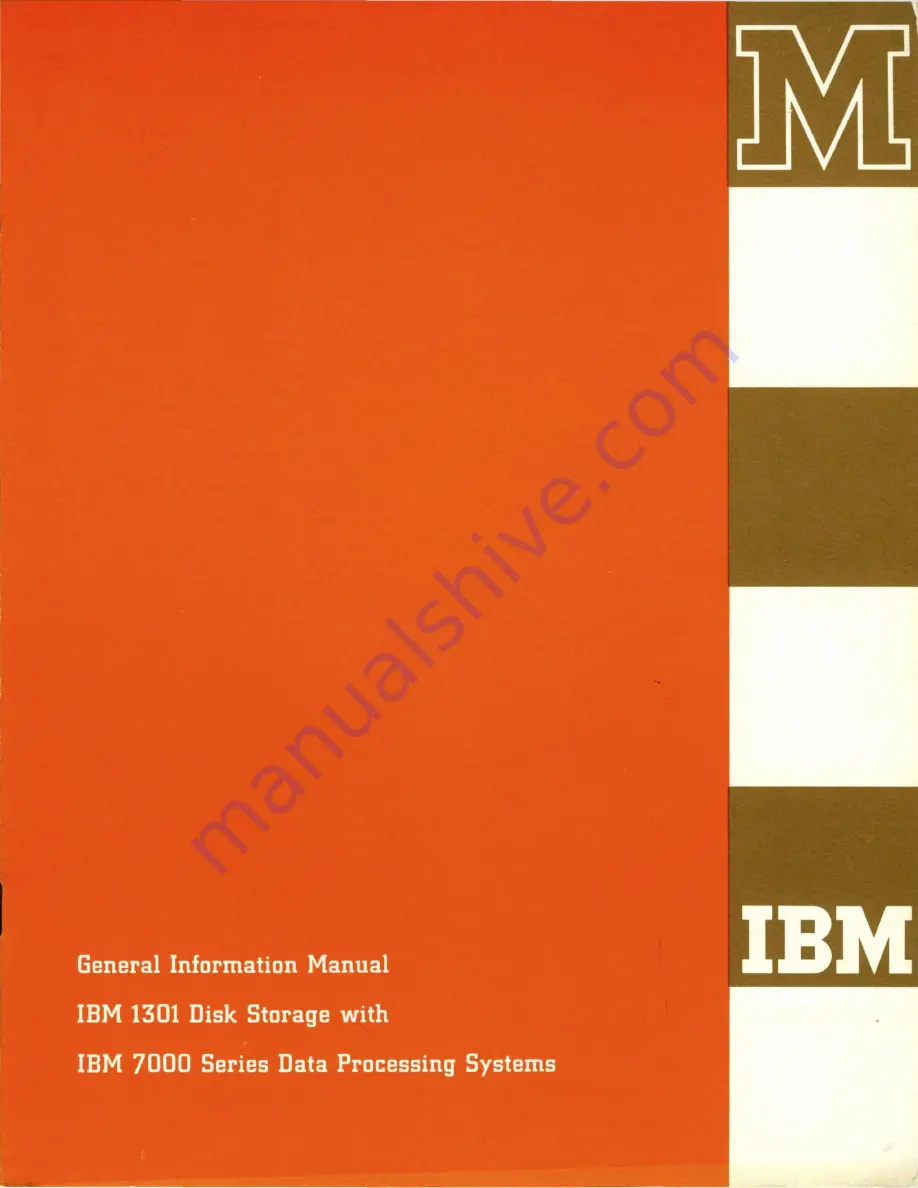 IBM 7074 General Information Manual Download Page 1