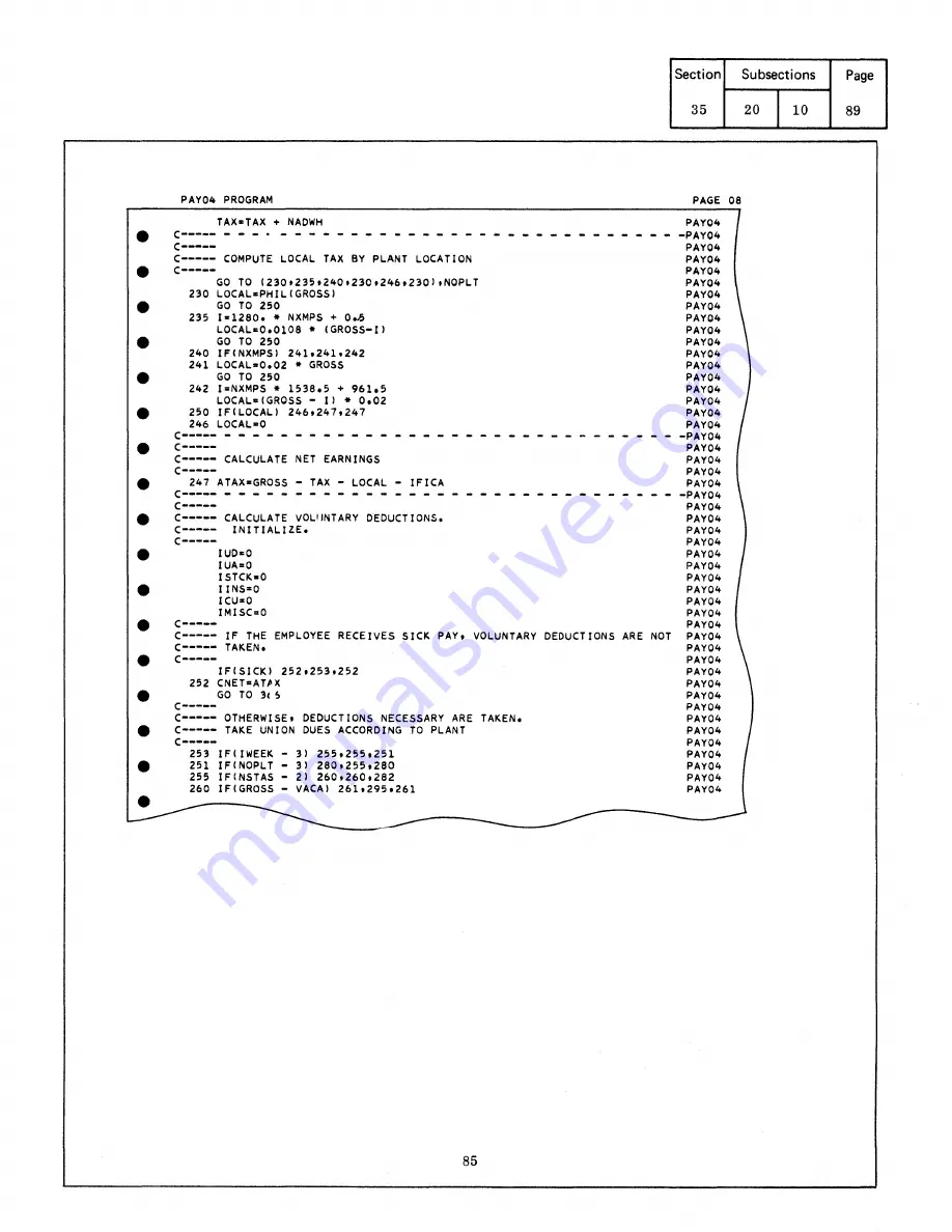 IBM Infoprint 1130 User Manual Download Page 314