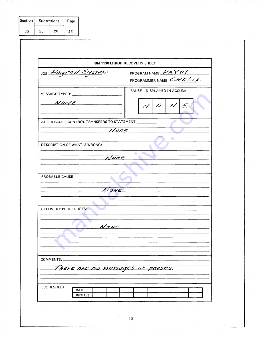 IBM Infoprint 1130 User Manual Download Page 386