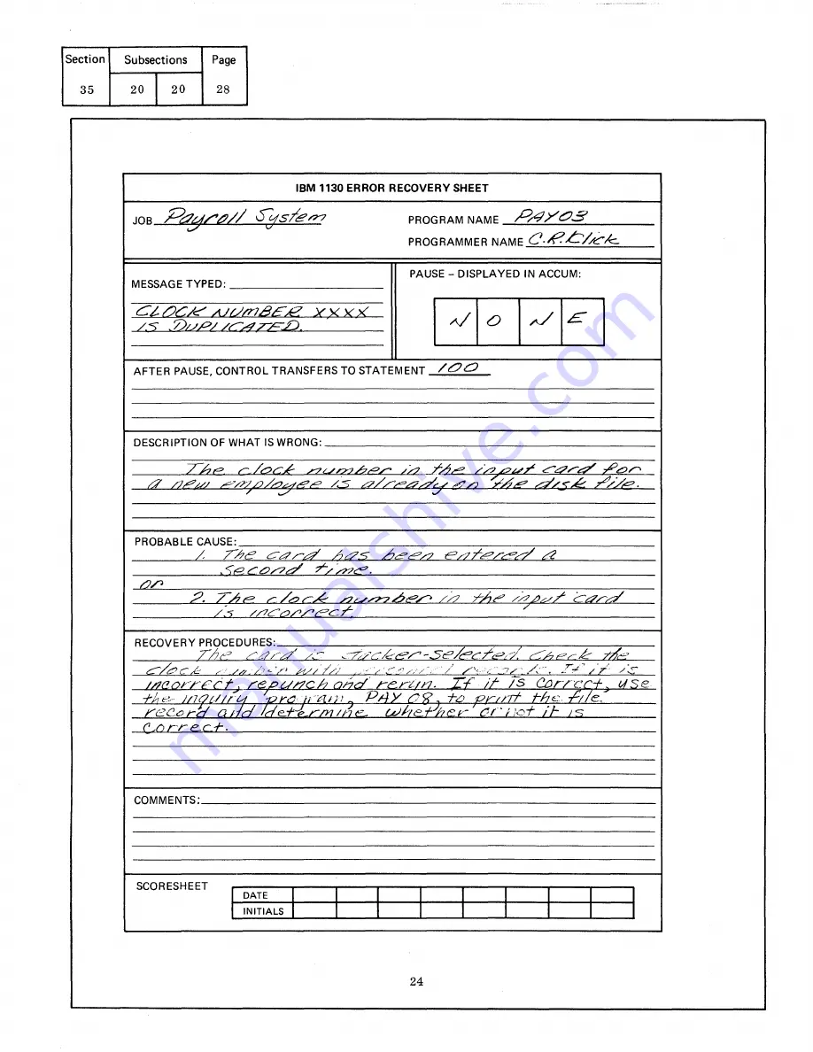 IBM Infoprint 1130 User Manual Download Page 398