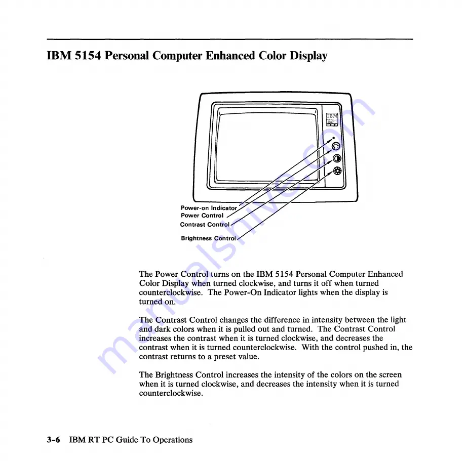 IBM RT PC Manual To Operations Download Page 71