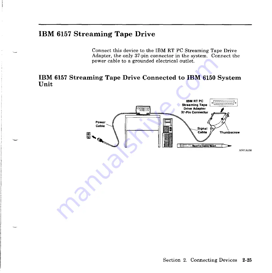 IBM RT User'S Setup Manual Download Page 55