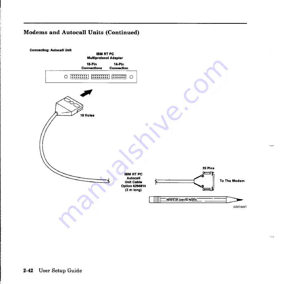 IBM RT User'S Setup Manual Download Page 72