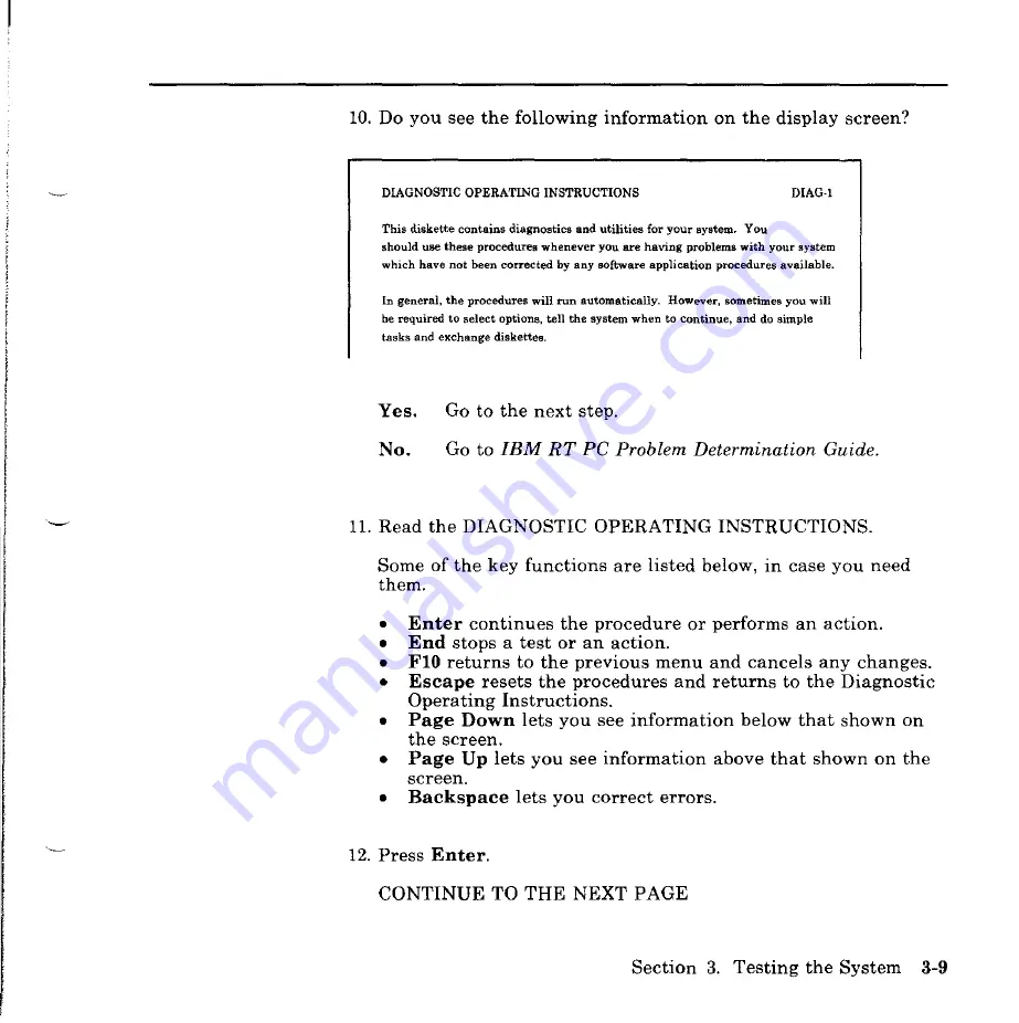 IBM RT User'S Setup Manual Download Page 91