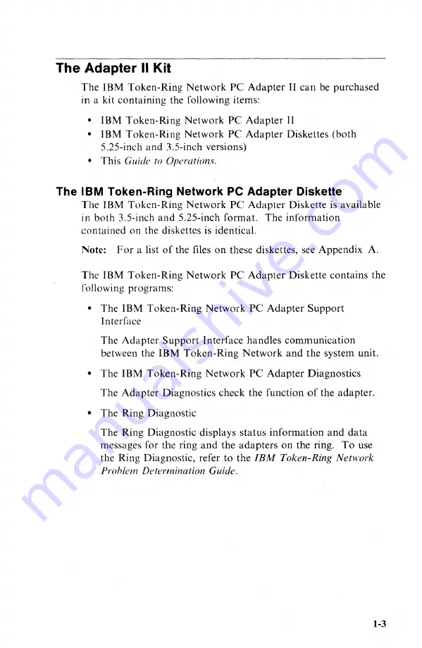 IBM Token-Ring Network PC Adapter Скачать руководство пользователя страница 18