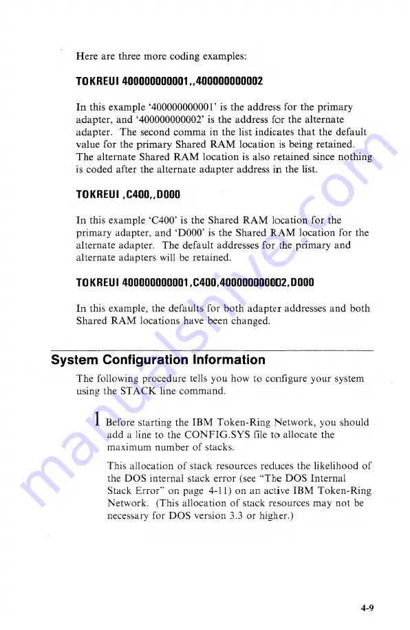 IBM Token-Ring Network PC Adapter Скачать руководство пользователя страница 94