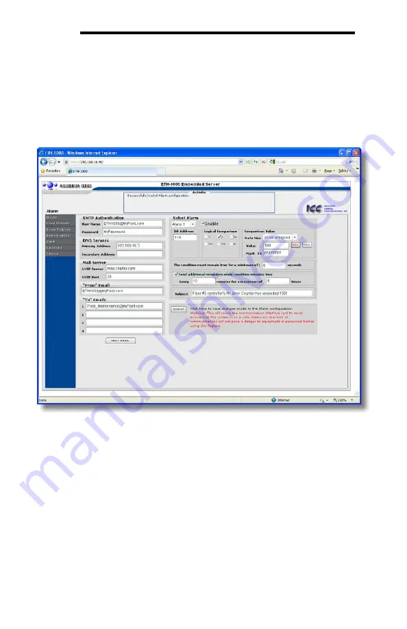 ICC ETH-1000 Instruction Manual Download Page 185