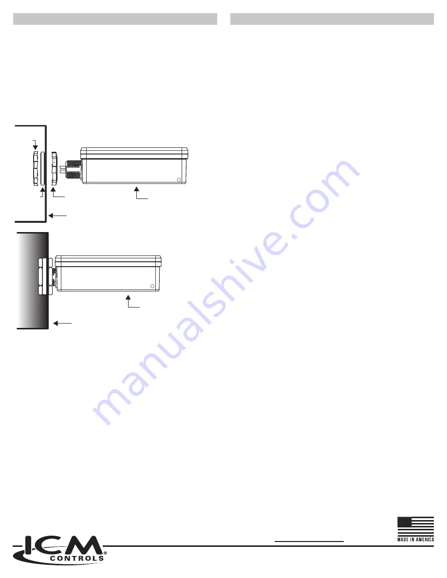 ICM Controls ICM517A Installation, Operation & Application Manual Download Page 2