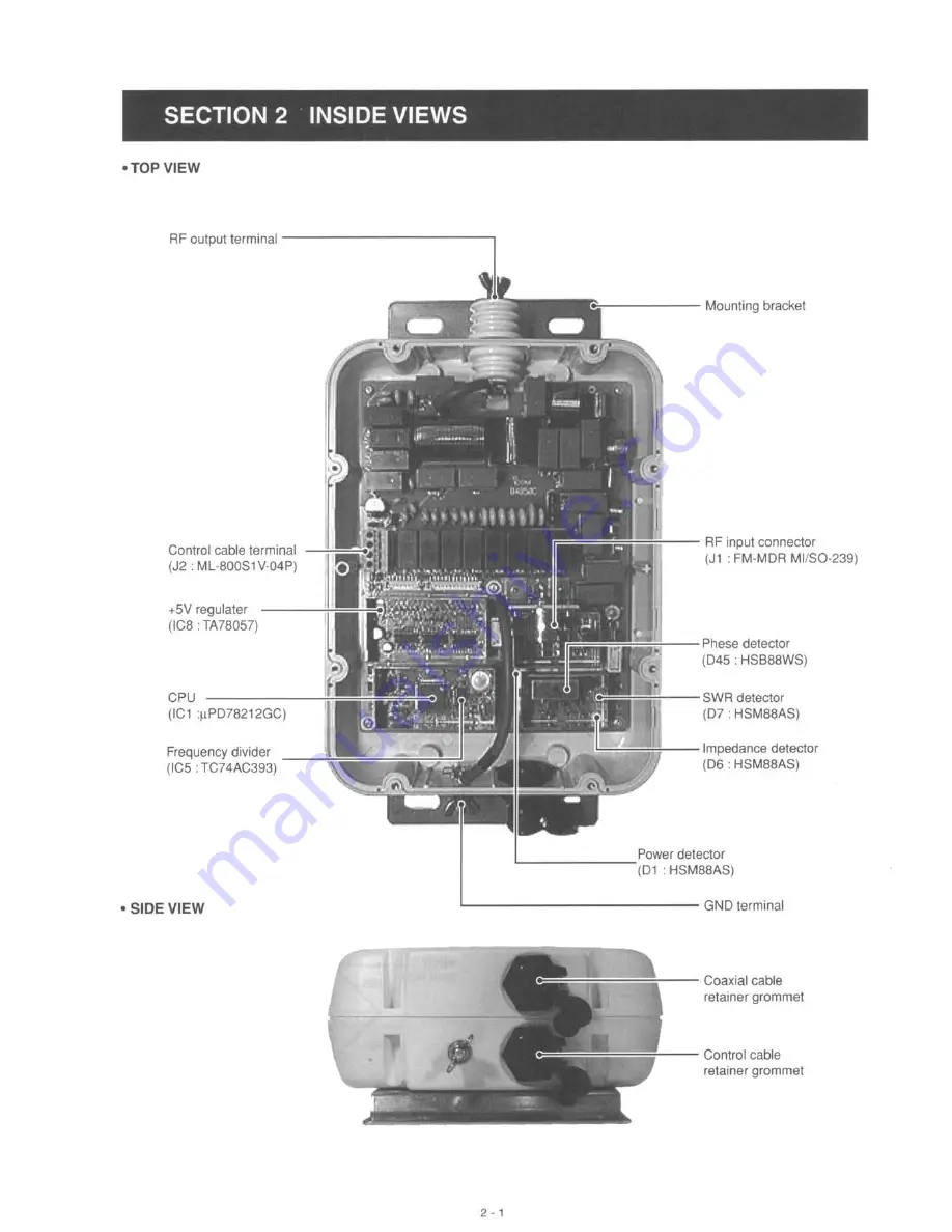 Icom AH-4 Service Manual Download Page 5