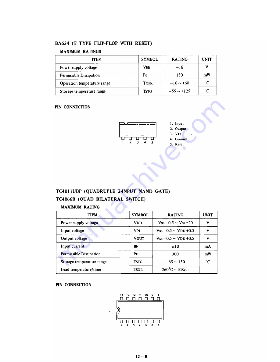 Icom IC-125 Maintenance Manual Download Page 62