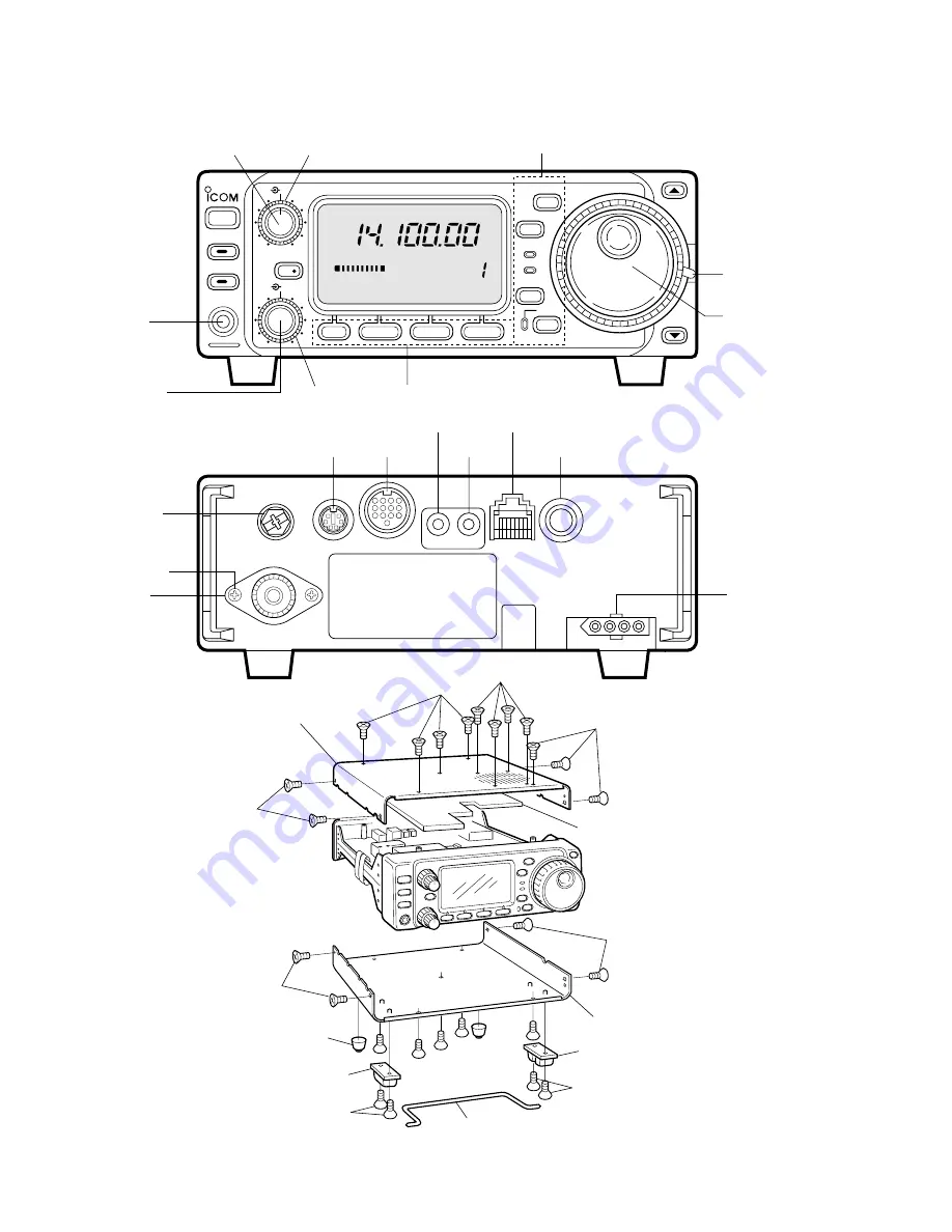 Icom IC-703 Скачать руководство пользователя страница 55