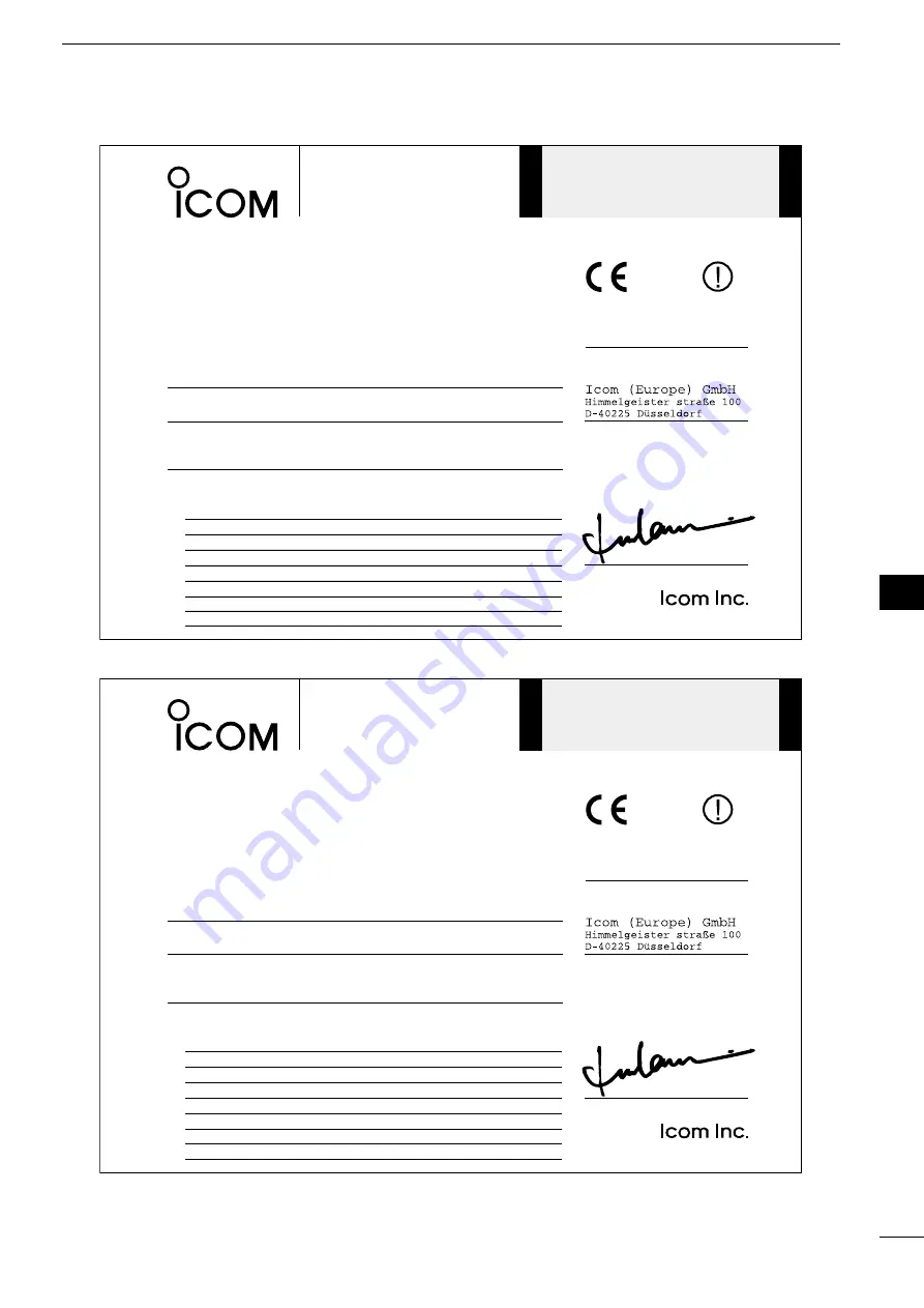 Icom IC-FR6100 Instruction Manual Download Page 15