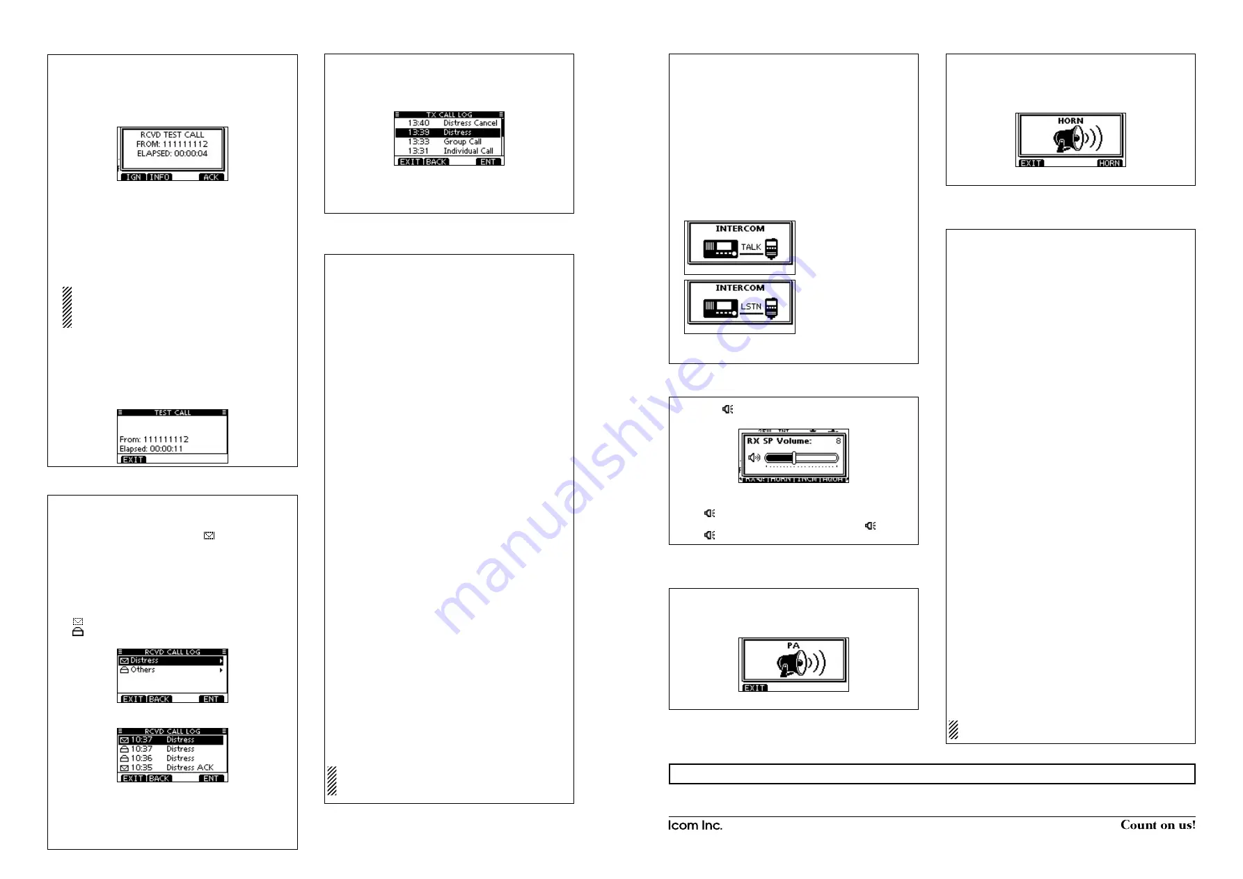 Icom IC-M400BB Instructions Manual Download Page 6